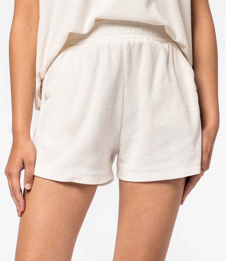 Terry towelling shorts on sale ladies